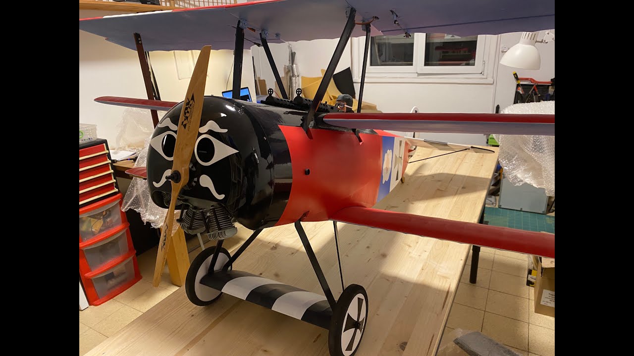 DW Hobby FOKKER DR1 R/C model Build