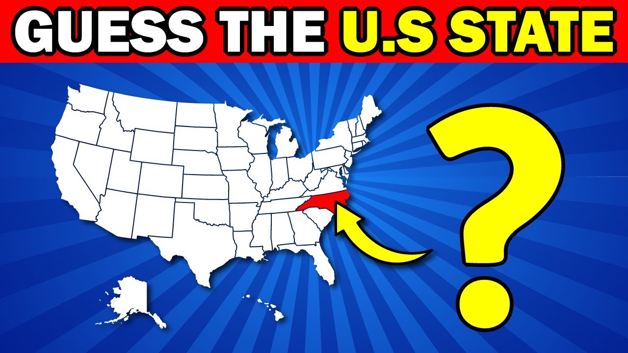 Only True Americans Can Guess All 50 US States | USA Quiz