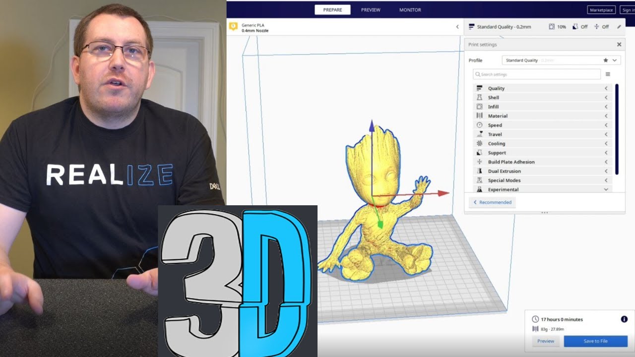 Настройка Ender 3 Pro Cura (основы)