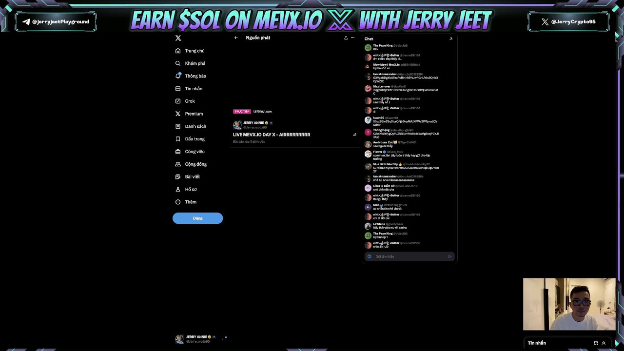 LIVE MEVX.IO DAY X - AIRRRRRRRRR