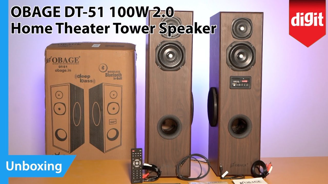 Obage DT-51 Speakers Unboxing