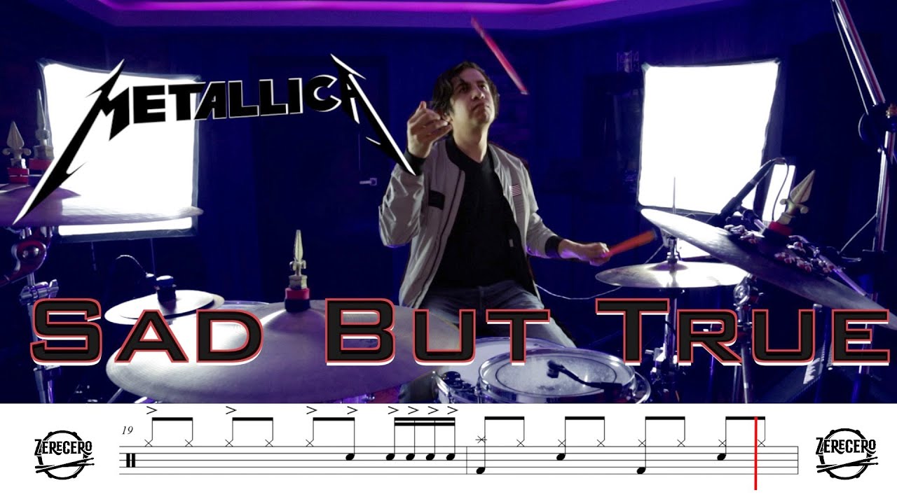 METALLICA - Sad But True | Drum Cover and Sheet Music| Hugo Zerecero