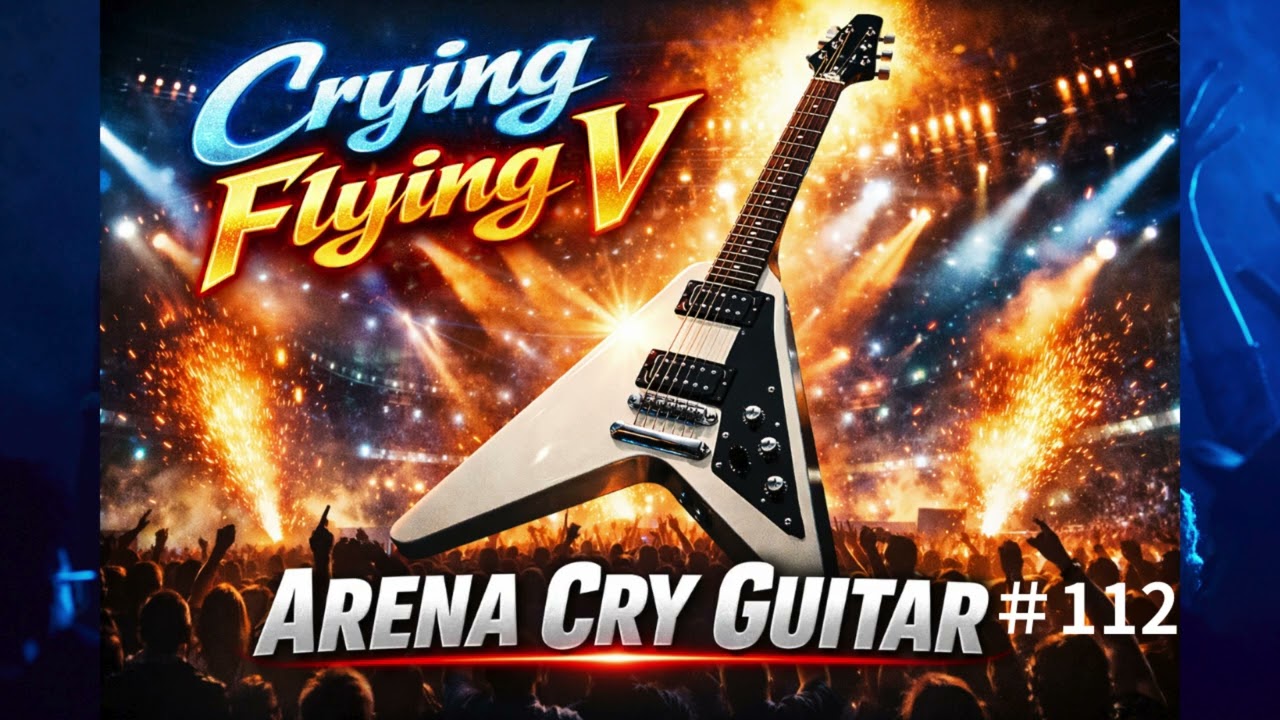 Michael Schenker Style |Emotional Crying Guitar Solo |  Flying V Tone【112】Inspired  “Into the Arena”