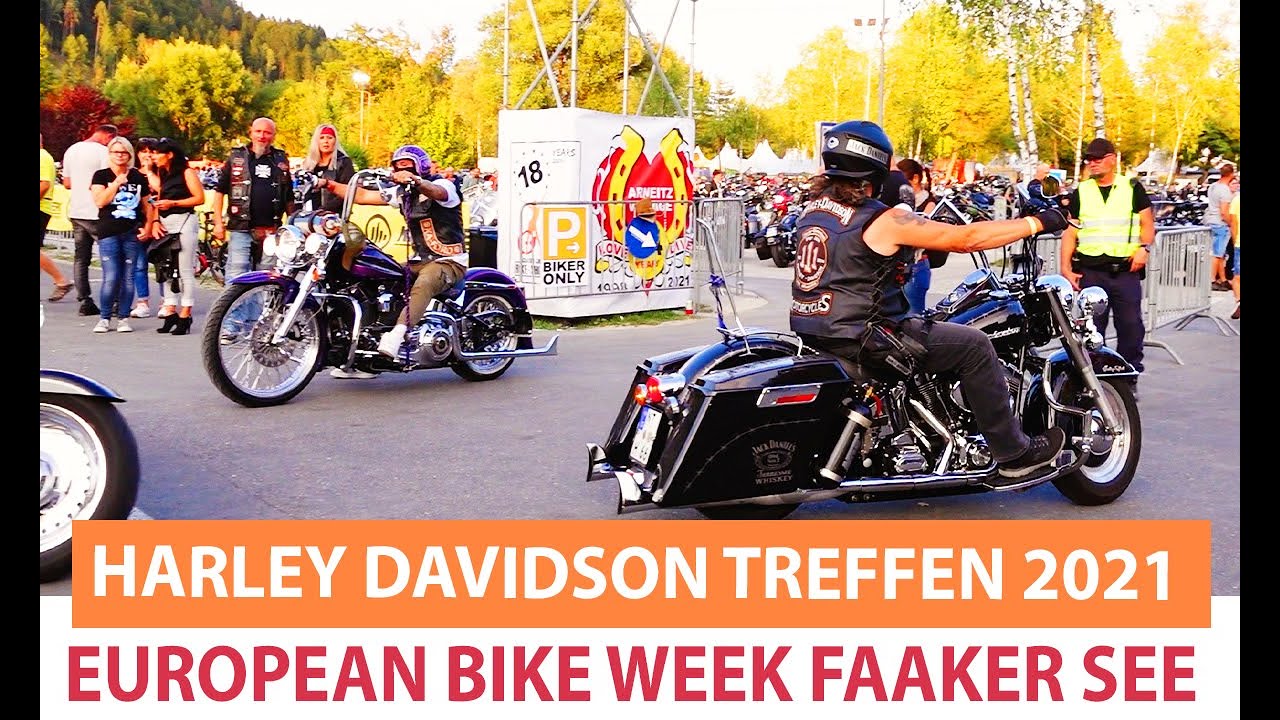 Harley Davidson Treffen Faaker See 2021  - European Bike Week