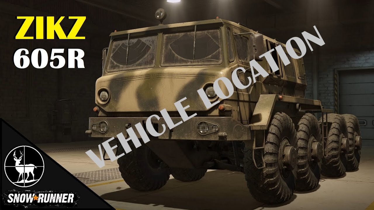 How To Unlock ZIKZ 605R (Amur Oblast DLC) SnowRunner Vehicle Location & Cosmodrome Garage
