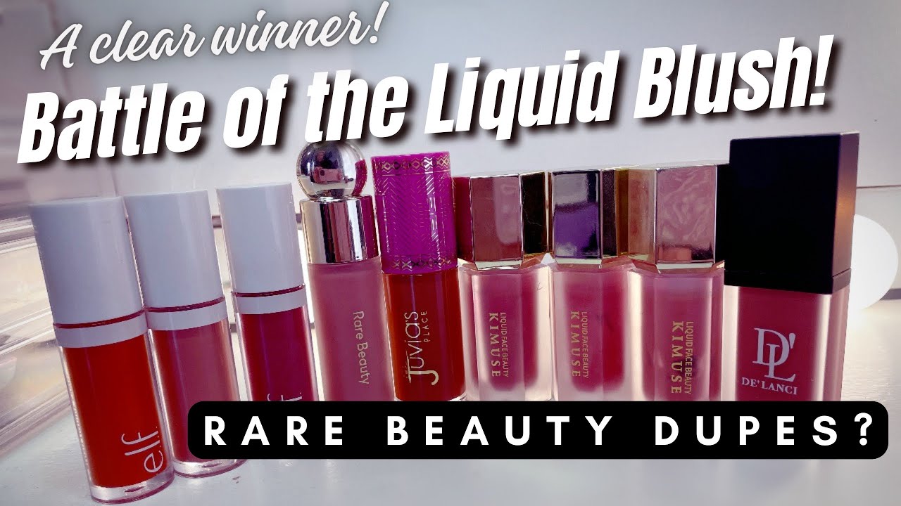 BATTLE OF THE BLUSHES: ELF CAMO LIQUID BLUSH, JUVIA’S PLACE LIQUID BLUSH & MORE! RARE BEAUTY DUPES?