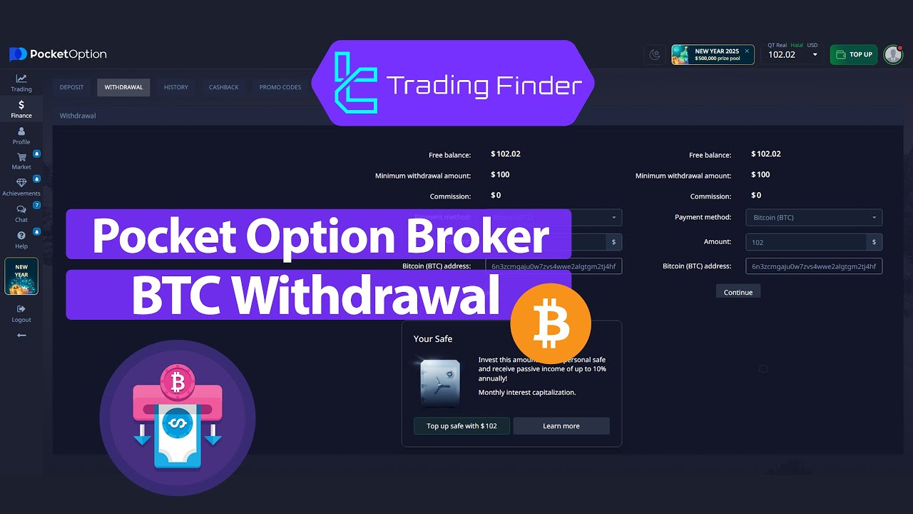 🚀Pocket Option Bitcoin Withdrawal 2025 -Minimum BTC Payout $7[TFLab]