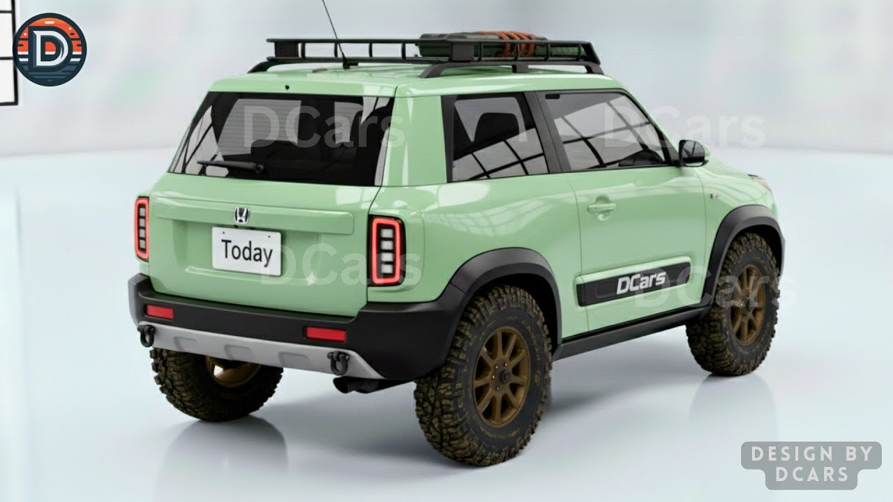 Концепт мини-внедорожника Honda Today 2027 года – неофициальная сборка, но невероятно крутой.