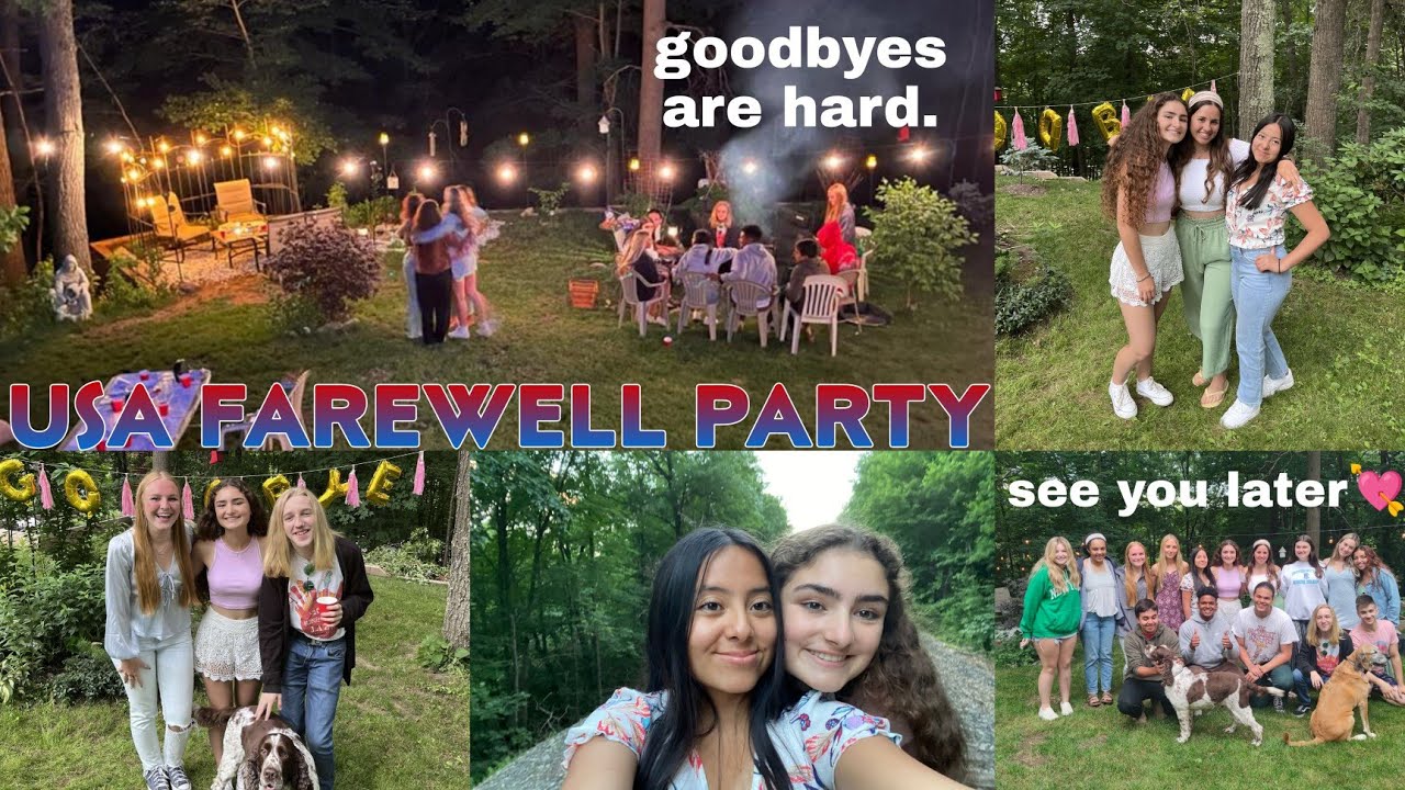 saying goodbye to my friends in america (farewell party USA) // exchange year 21/22 🇺🇸