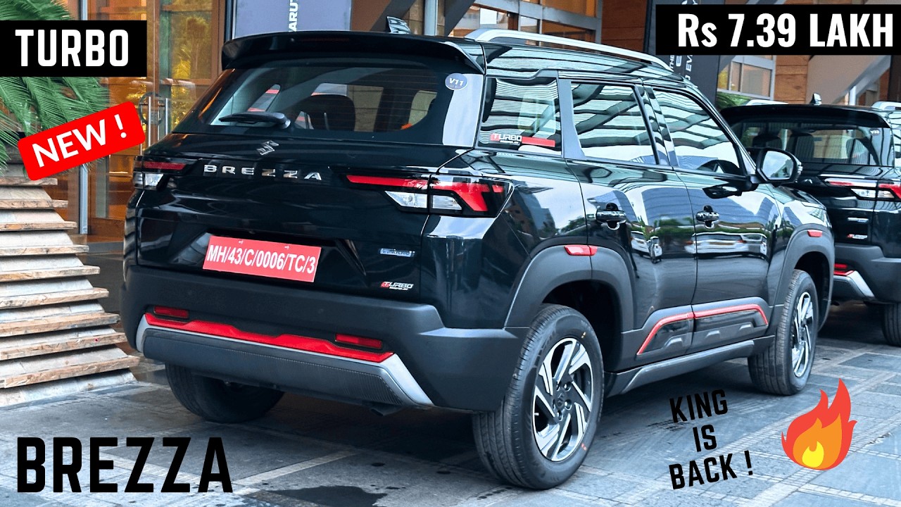 2026 Maruti Suzuki Brezza Turbo Black Premium SUV - Price, Features, Interiors | Maruti Brezza 2026