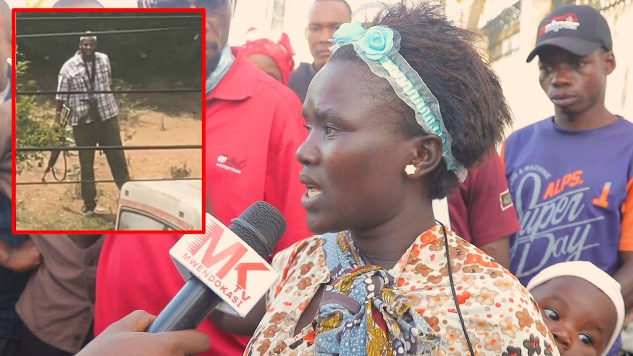 MASHUHUDA TUKIO LA UGAIDI WAELEZA MAZITO/ALINIAMBIA NIPISHE NA MTOTO WANGU/AKAWAPIGA ASKARI