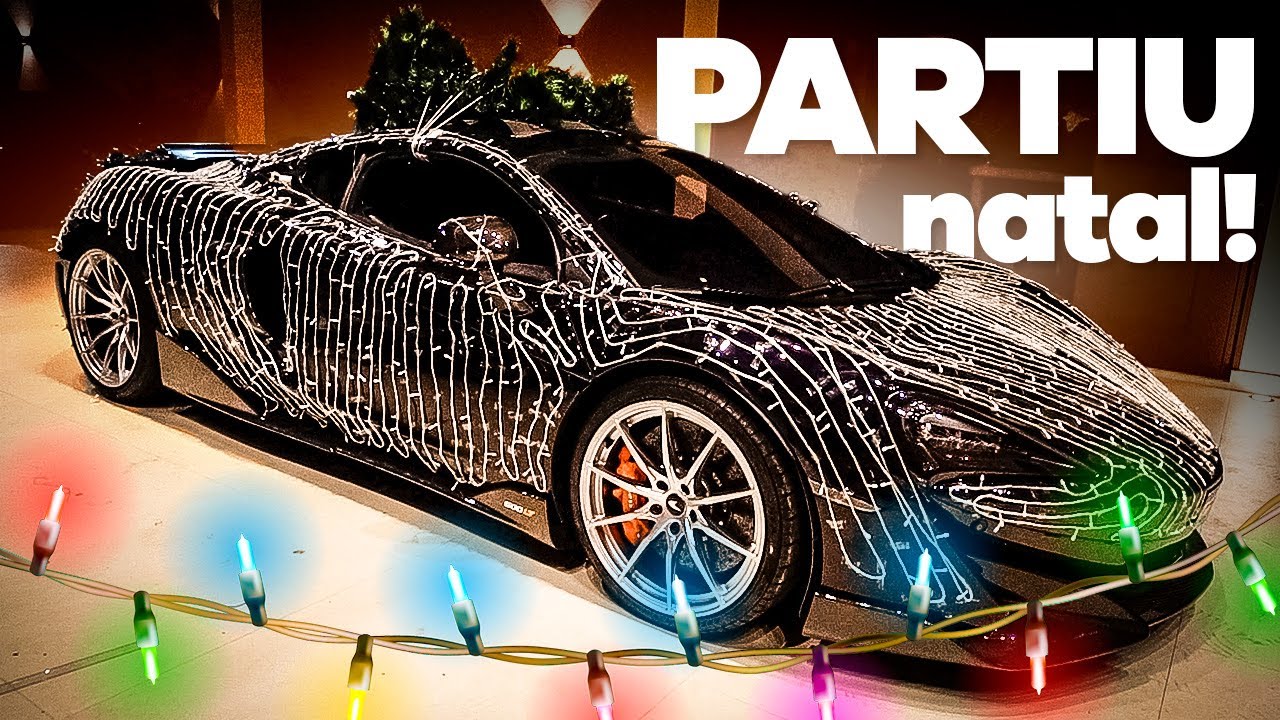 ENFEITAMOS NOSSA MCLAREN 600LT COM 100.000 LUZES DE NATAL!!🎄 EP.01