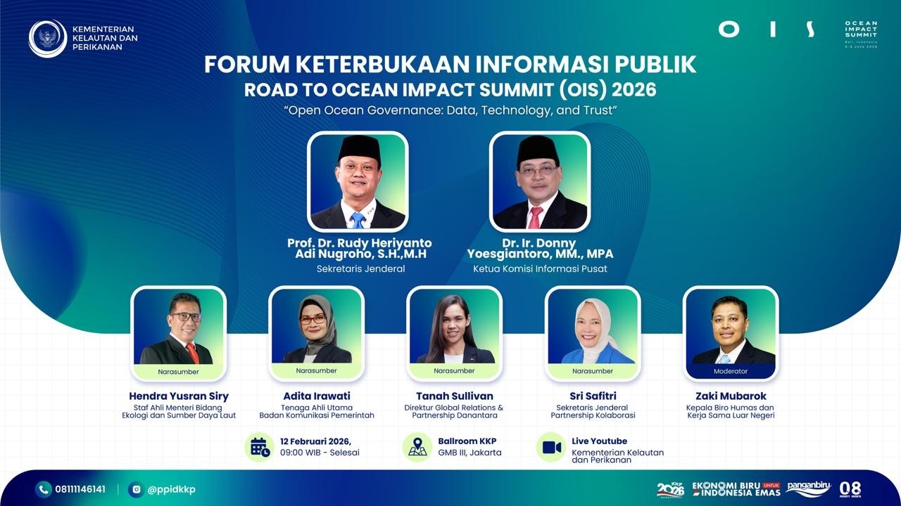 Anugerah Keterbukaan Informasi Publik dan Talkshow Road to Ocean Impact Summit (OIS) 2026