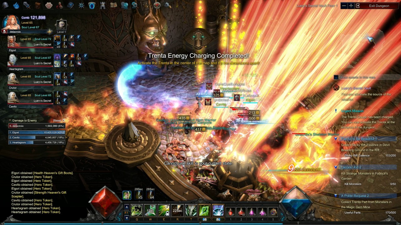 [PC] Mu Legend global CBT2 - Luery's Secret Vault
