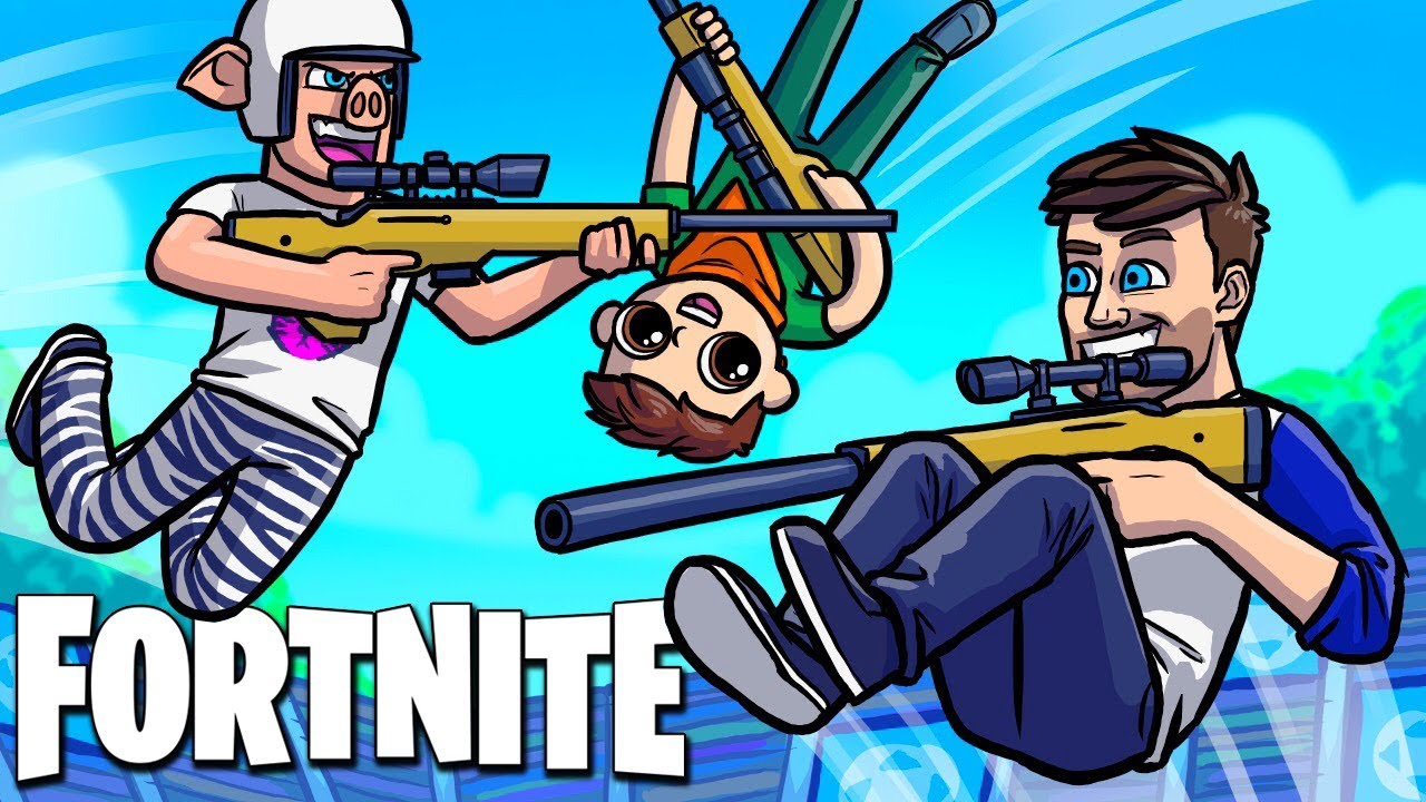 NO SCOPES ONLY Custom Game!! - Fortnite Funny Moments