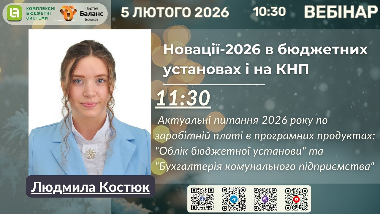 Актуальні питання 2026 року по заробітній платі в програмних продуктах: 