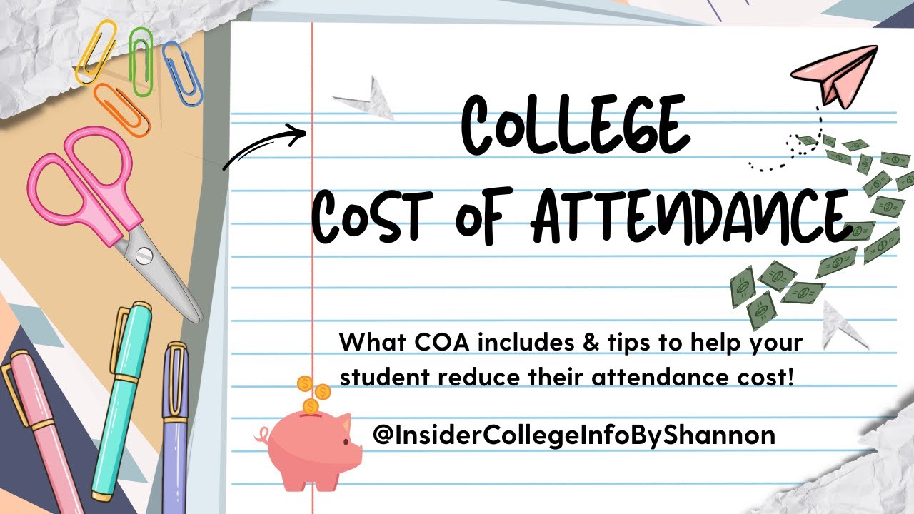 The Cost of College: COA-Cost of Attendance