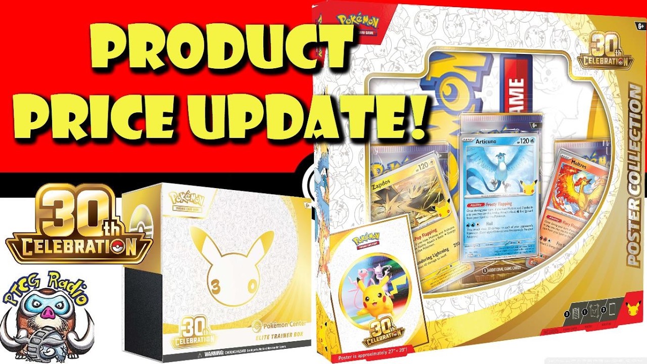 Обзор цен на продукцию 30-летия Pok&eacute;mon: неделя 1