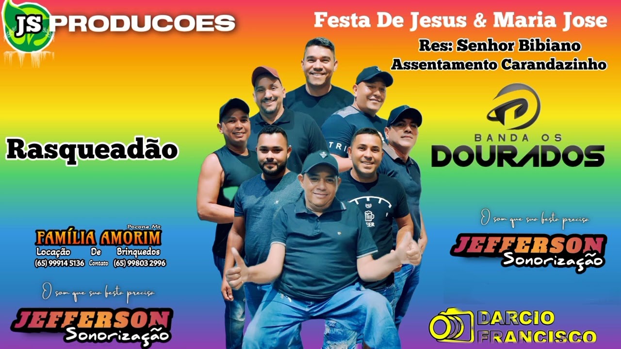 BANDA OS DOURADOS - RASQUEADO Gravação Ao Vivo @jefersonsonorizacao @darciofs