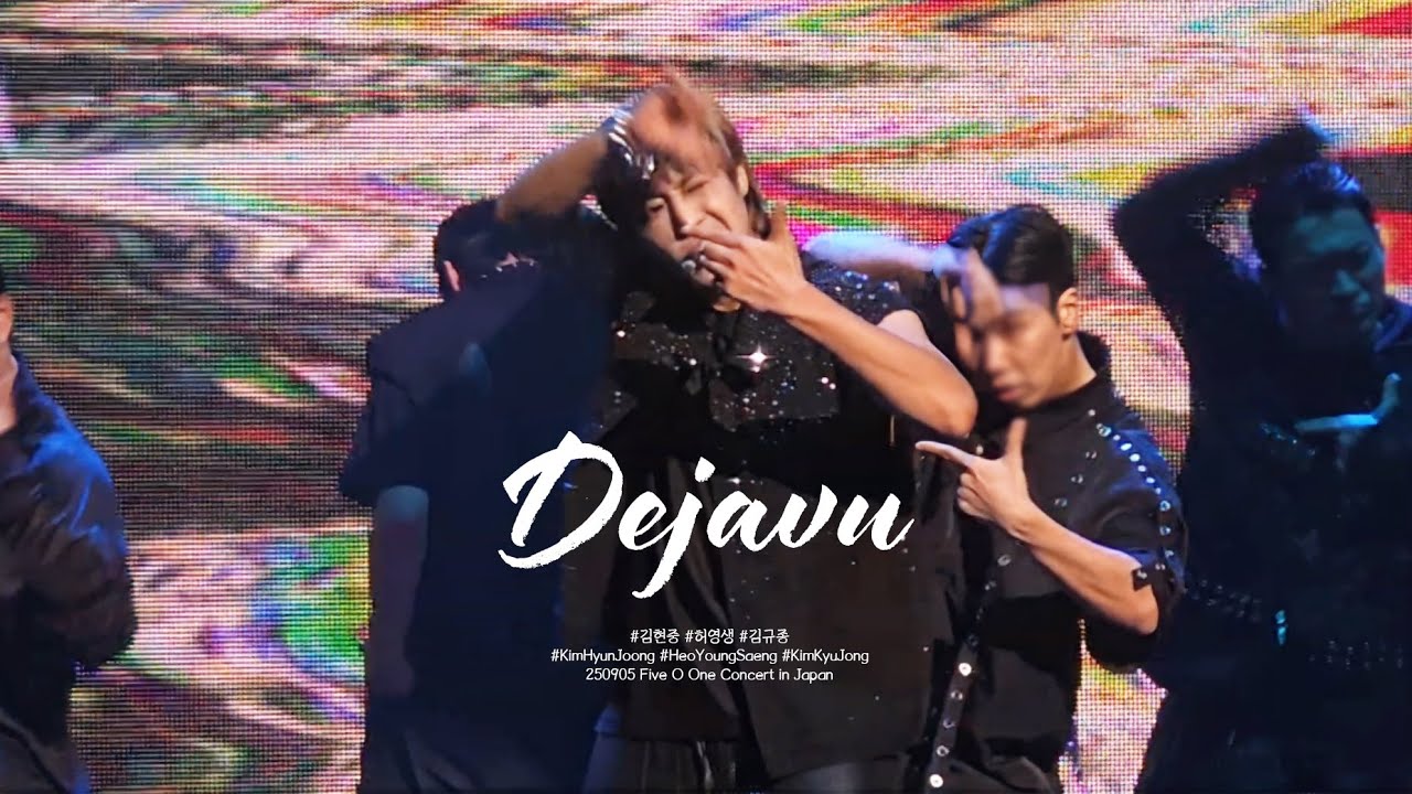 [4k] 250905 SS501 20주년 콘서트 [FIVE O ONE] in Japan : 김현중, 허영생, 김규종 - Dejavu(2025 ver.)