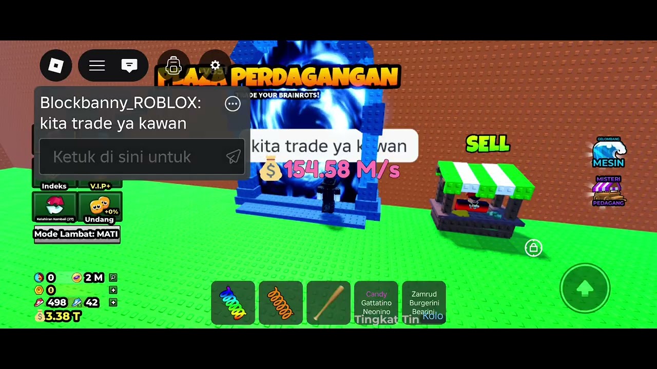 Mencoba fitur baru tsunami brainrot TERNYATA OP PARAH!!! 