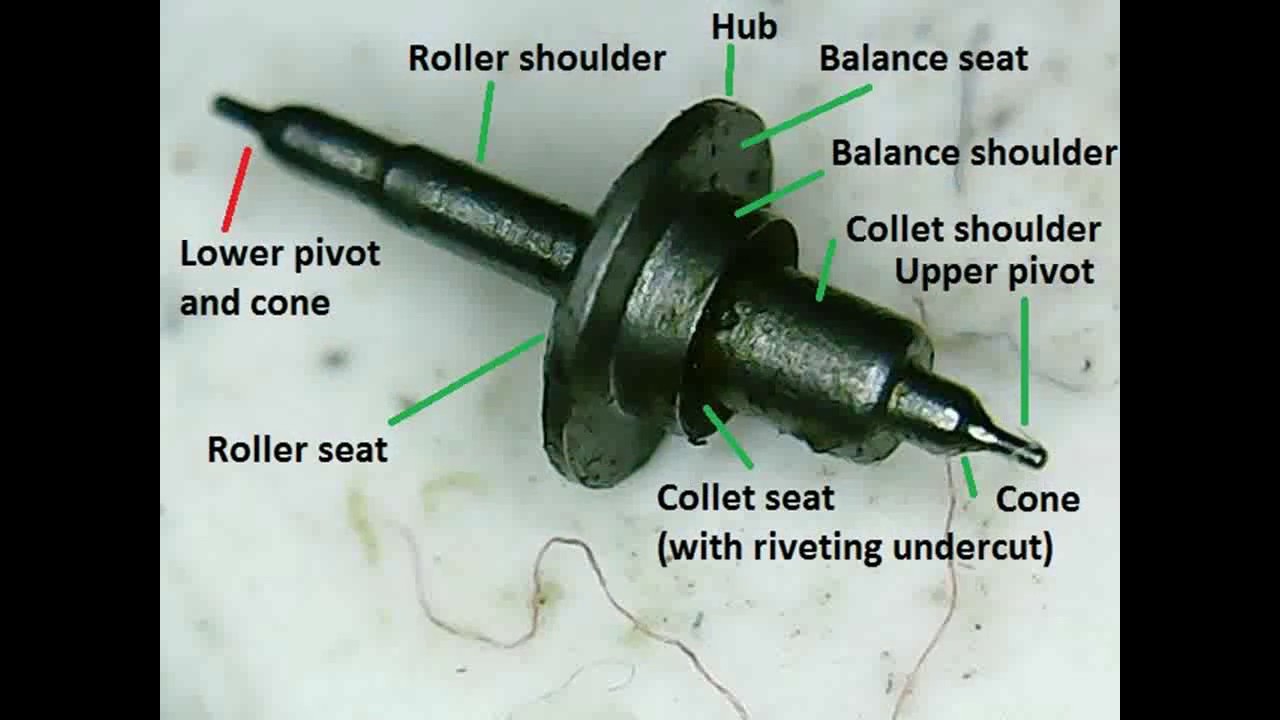 Turning balance staff, the first promising pice