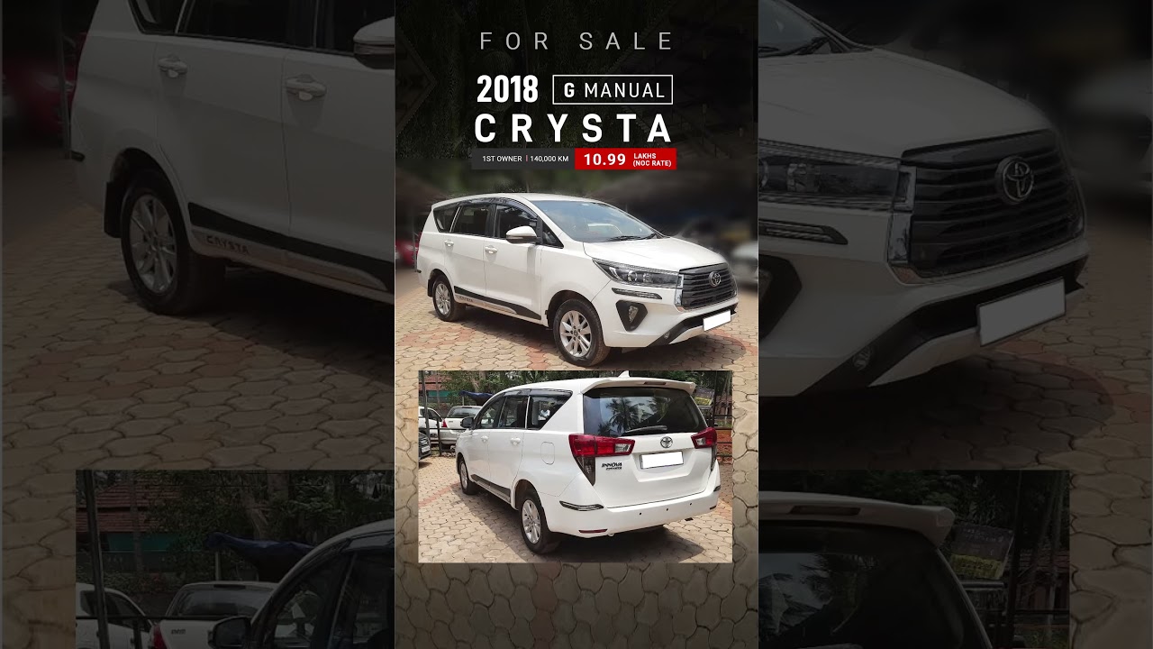 crysta 2018 in  low price :9809558828 #forsale #kerala #innova #crysta #used