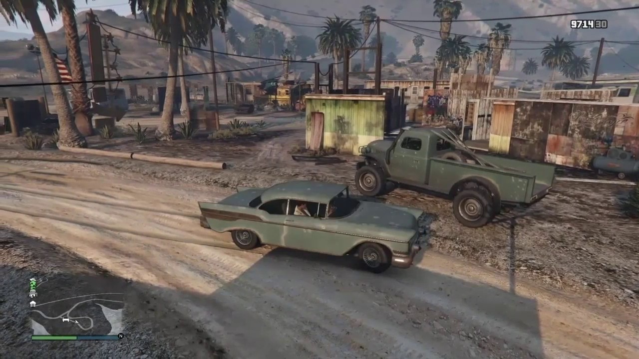 GTA 5 - Worn Seawash green cars and where to find them