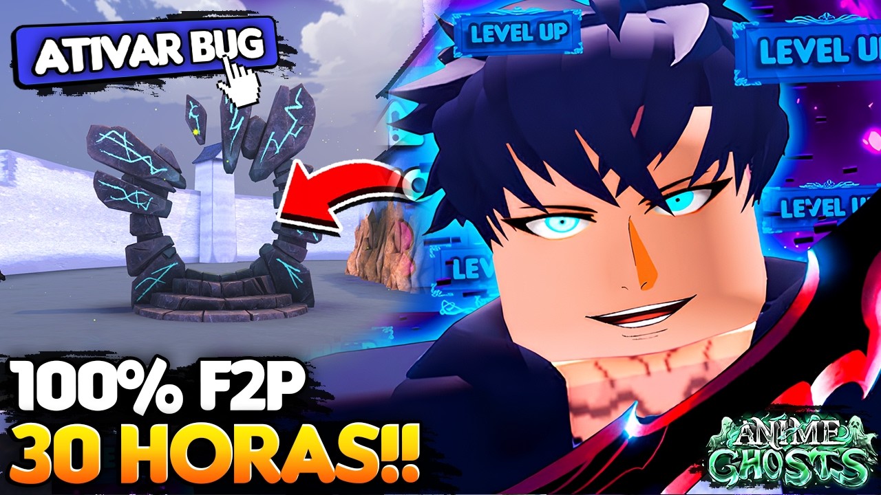 USEI BUG?? ZEREI 100% F2P EM 30 HORAS o ANIME GHOSTS!!! PT1