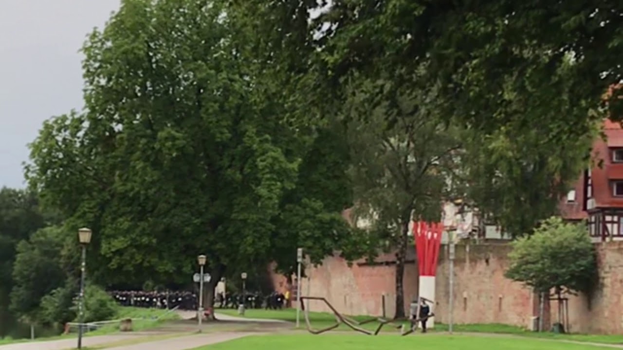 Demonstration von FCH-Fans in Ulm