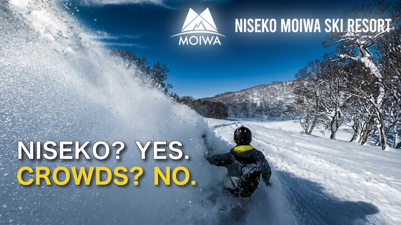 Hokkaido Niseko Moiwa Ski Resort | World-Famous Powder Snow in Japan (subtitles) ニセコモイワスキーリゾート