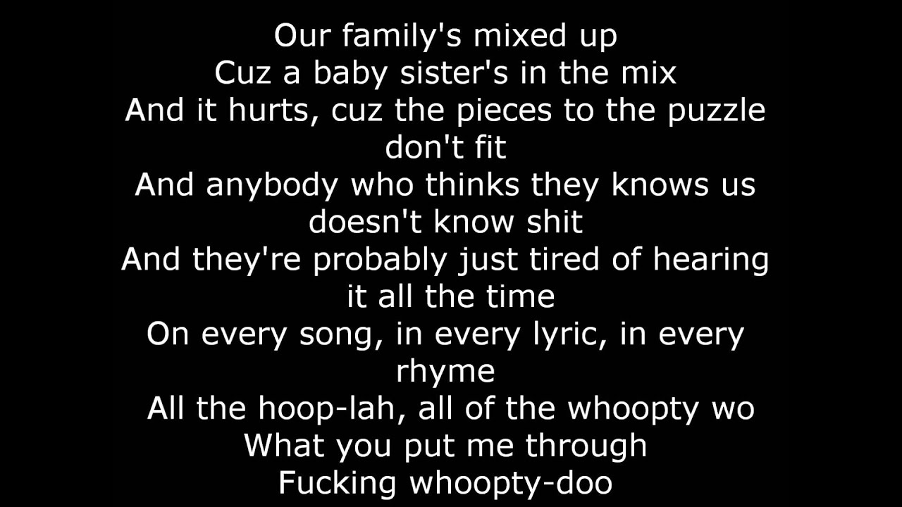 Eminem - Love you more LYRICS