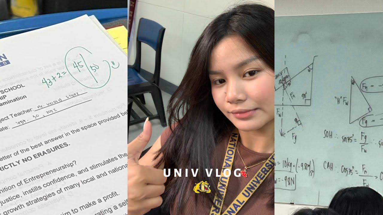 NU UNI VLOG 2 📚| SHS DIARIES: Week in the life of a stem student