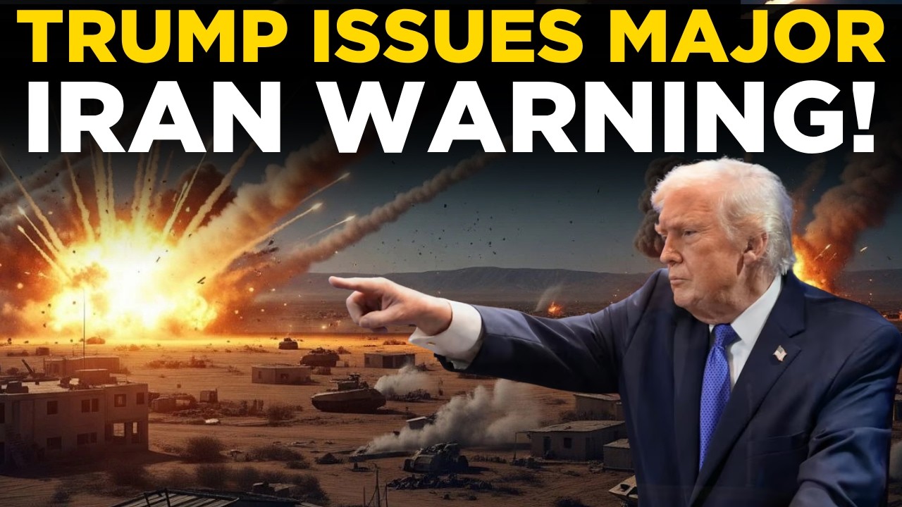Trump Iran Warning LIVE: Latest U.S.-Iran War Updates and Developments | Iran War Update