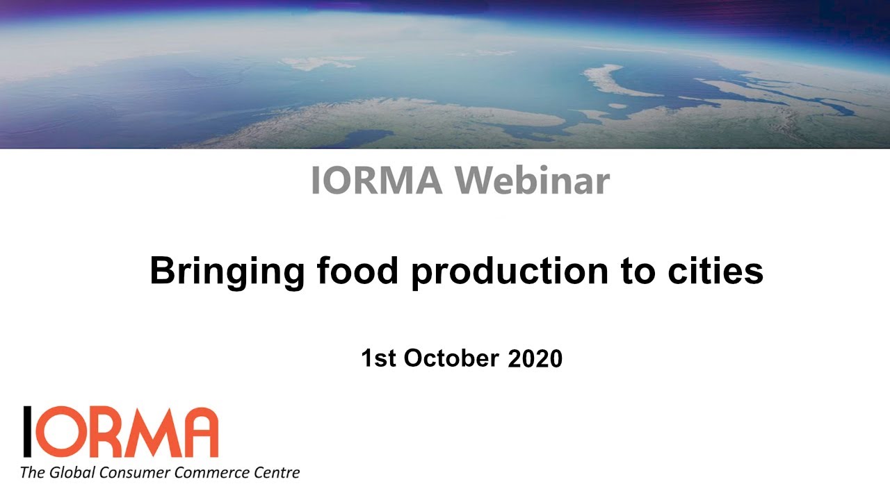 IORMA Webinar: Bringing food production to cities