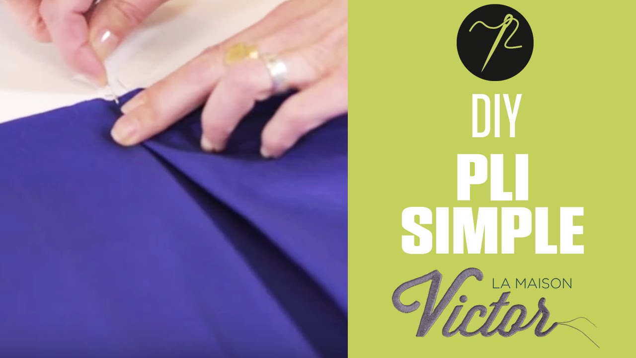 DIY - Placer un pli simple
