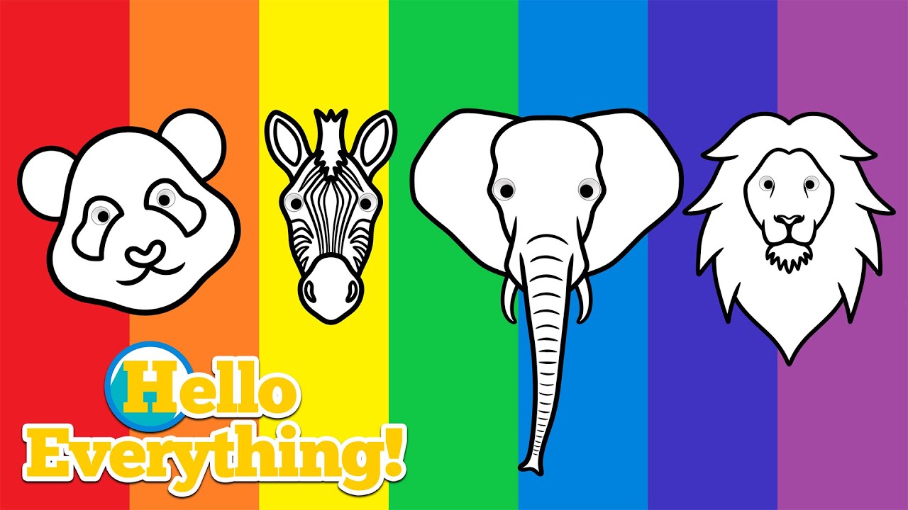 Colorful Animals | Colors of the Rainbow