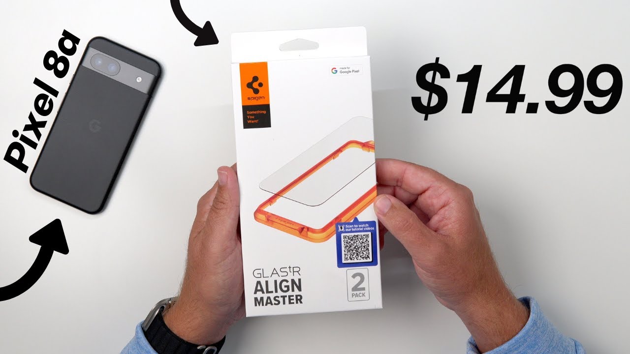 Google Pixel 8a: The Best Tempered Glass Protector (Spigen GLAStR Align Master)!