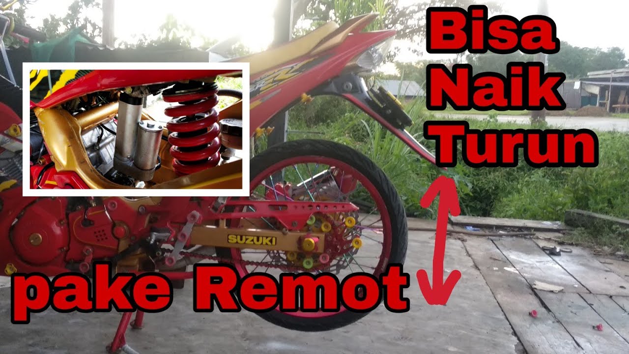 Cara bikin ban belakang bisa naik turun...seperti air suspension.