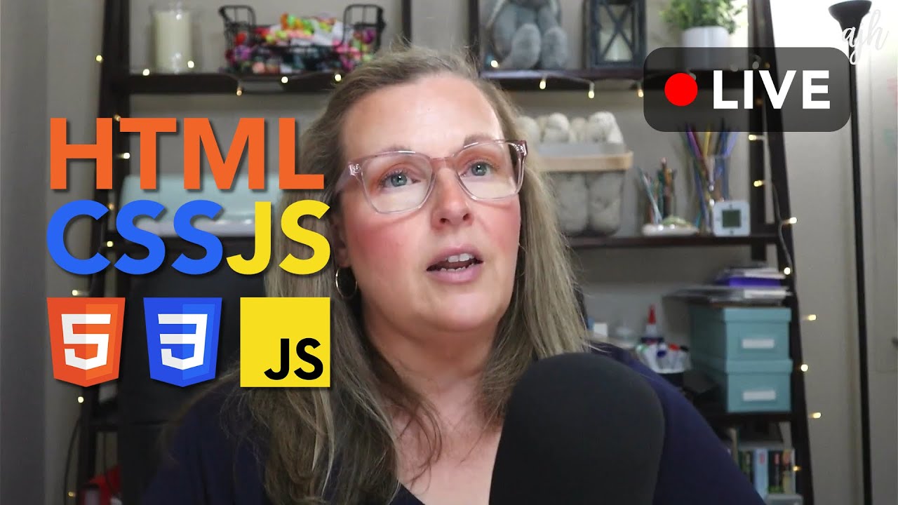 LIVE | HTML, CSS + JS Four Page Website Project | Part 7