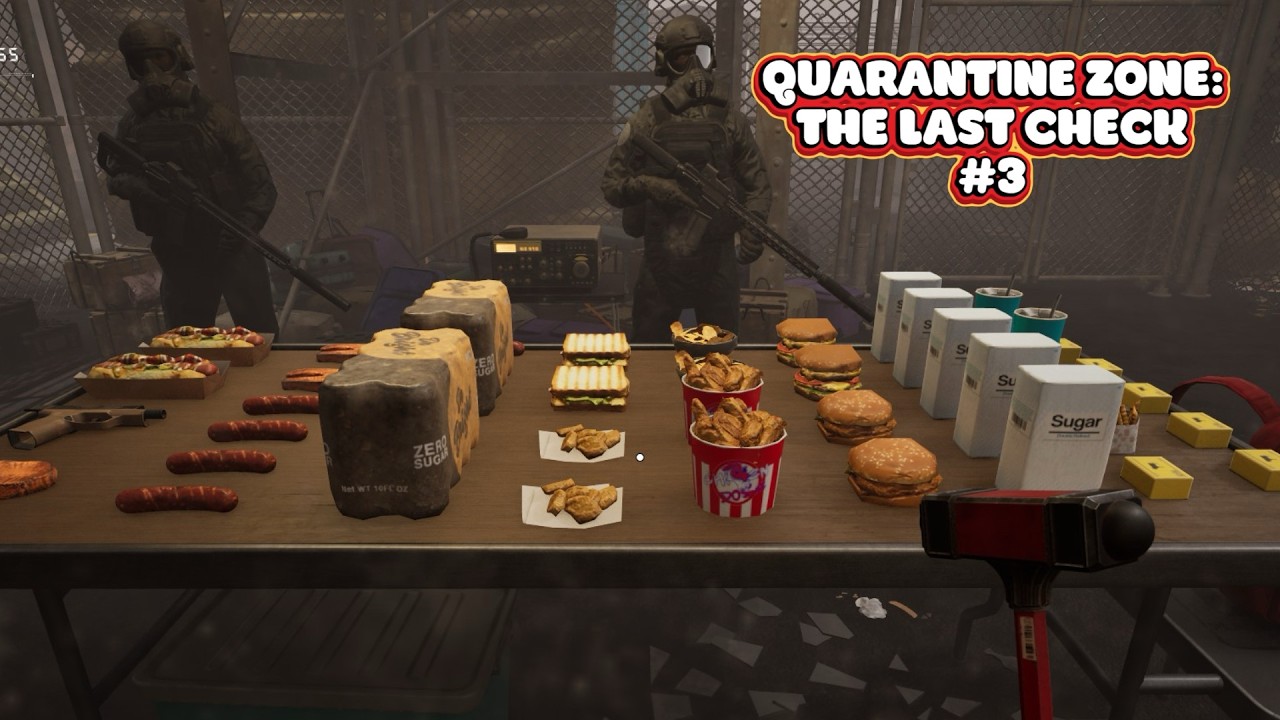 Злые голодные люди VS пистолет! Прохожу Quarantine Zone: The Last Check #3