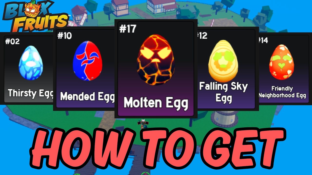How To Get ALL 5 Mini-Quest EGGS - Blox Fruits EASTER Update