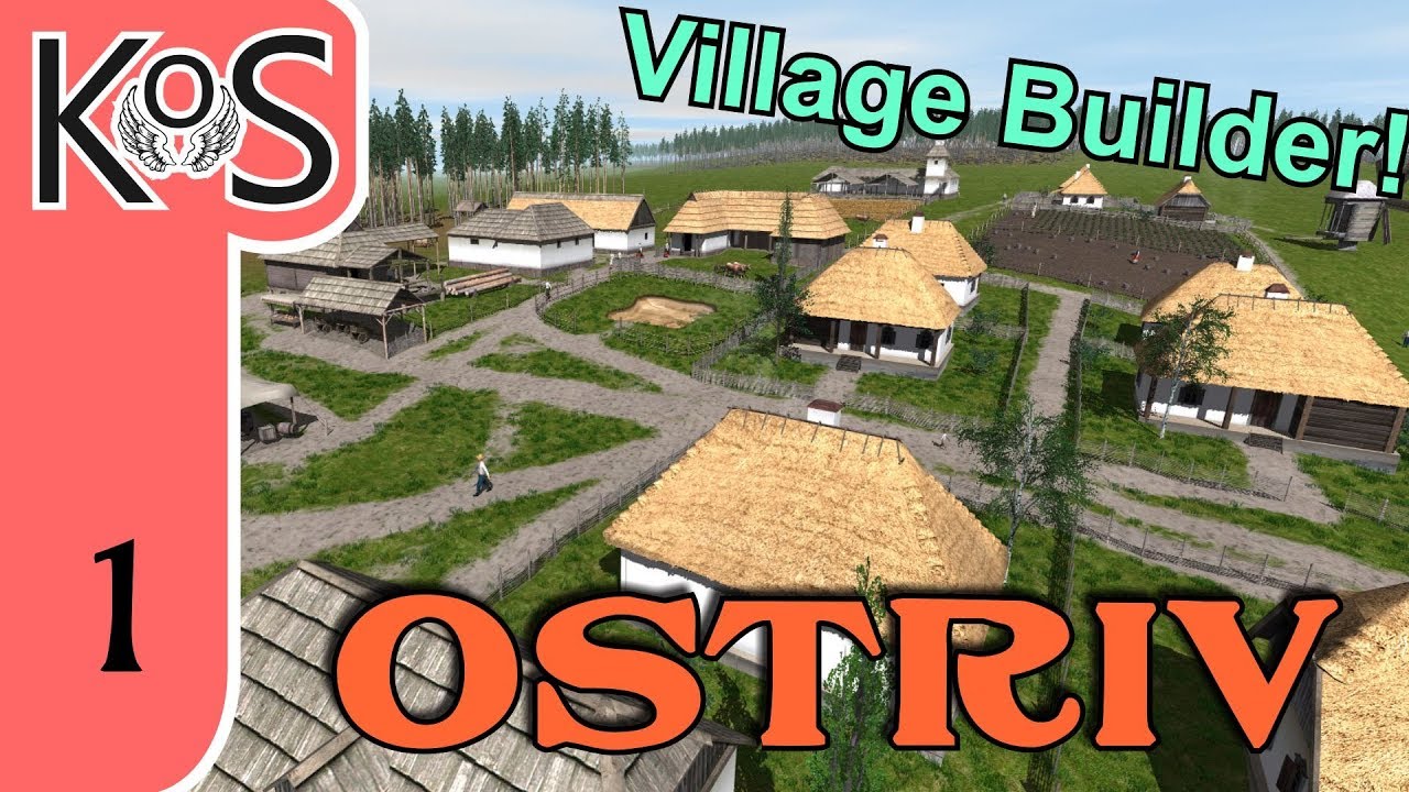 Ostriv LIVESTREAM - City/Village Builder - First Look - Let's Play, Gameplay