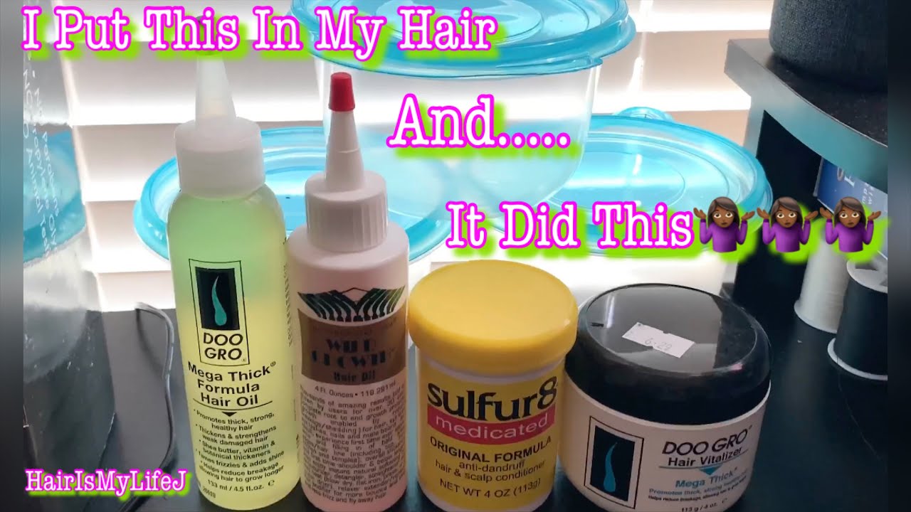 I Put All of This in My Hair and It Did This.....