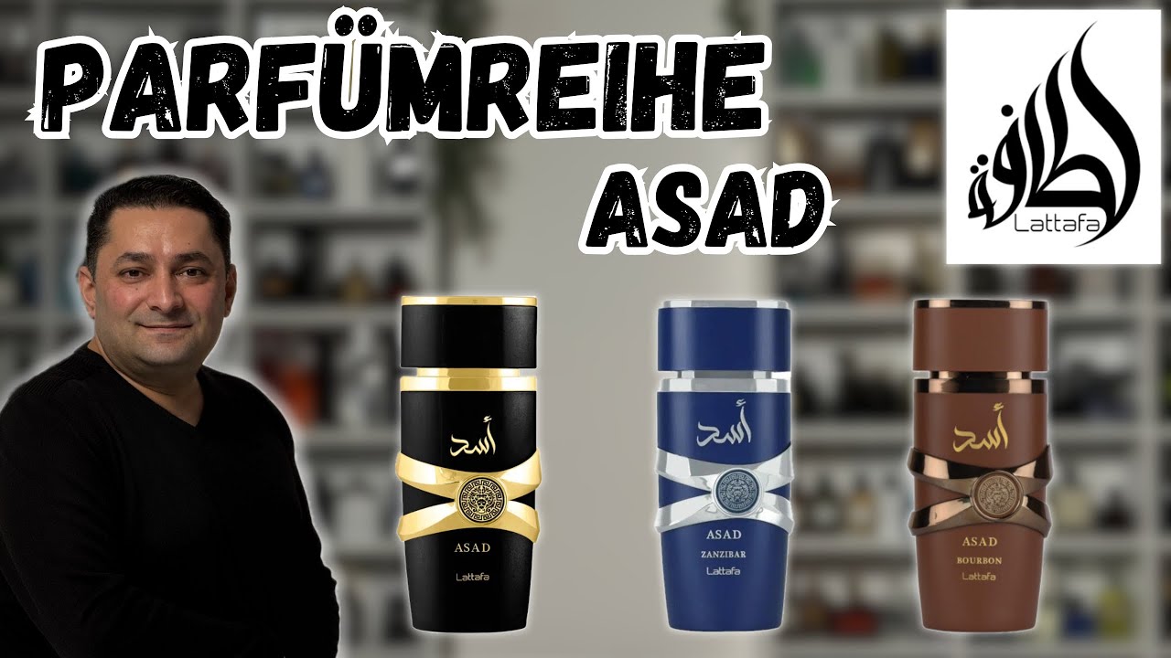 Die Lattafa Asad Parfümreihe - Asad, Asad Zanzibar & Asad Bourbon