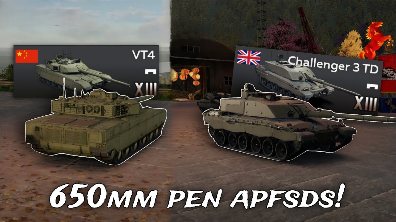 New Challenger Has Apfsds Of 650mm Pen! - War Thunder Mobile