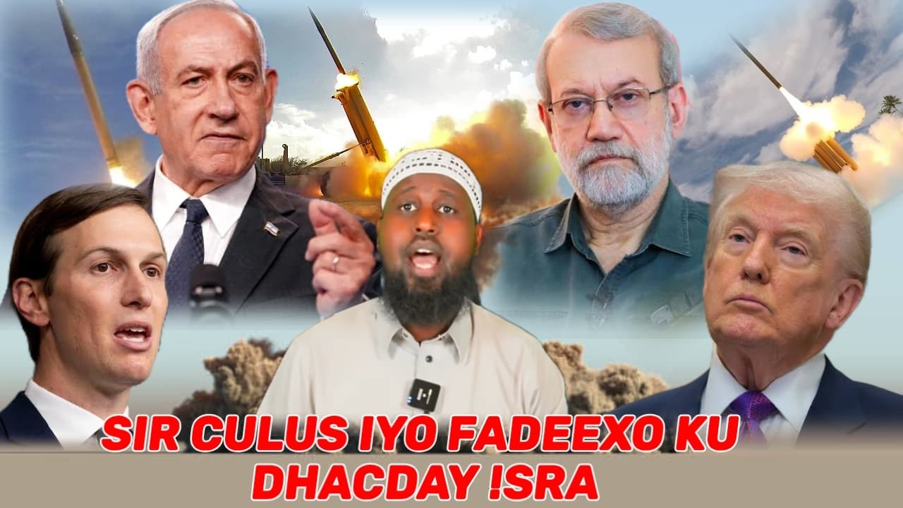 !SRA CAAWA WAA FASHILANTAY: NTNYH0 TRUMP OO KALA SHAKIYAY FADEEXO CULUS: !RAN OO DHULKA KU JIIDAY CI