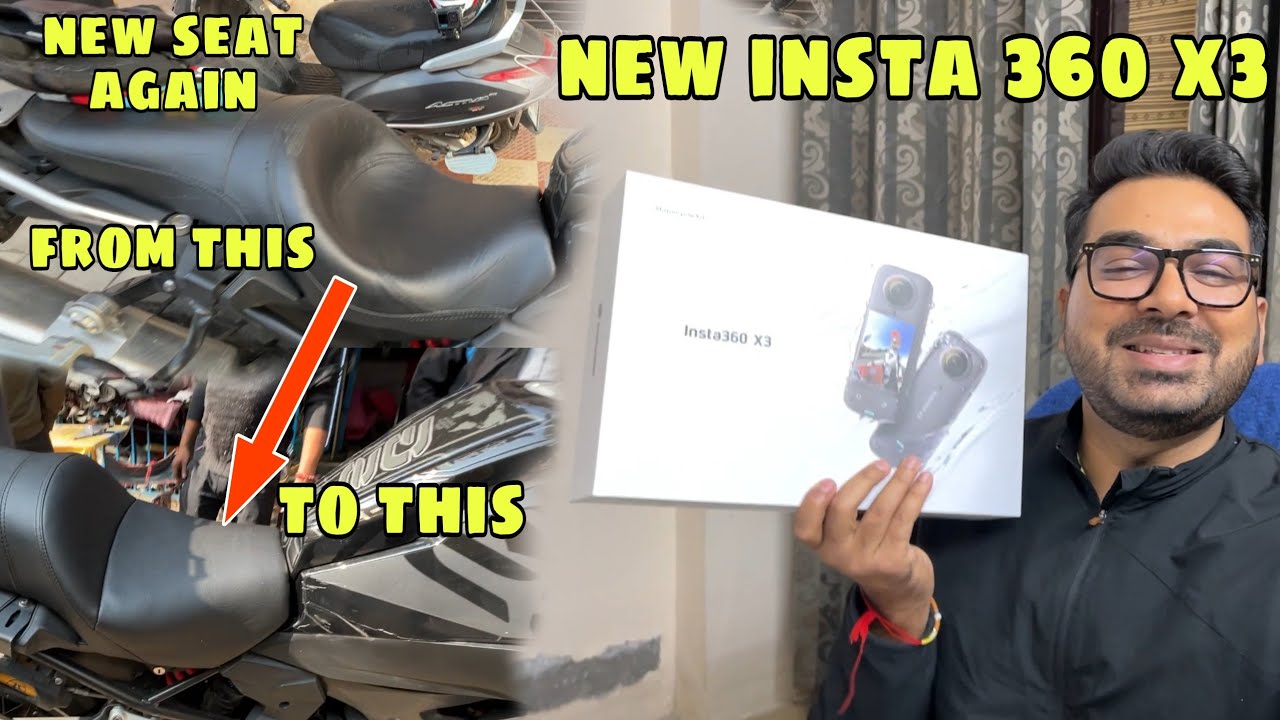 New Extreme Ride Ke Liye Mota Kharcha Kar Diya | New Seat Again | Insta 360 X3 Worth 55K | BMW F GSA