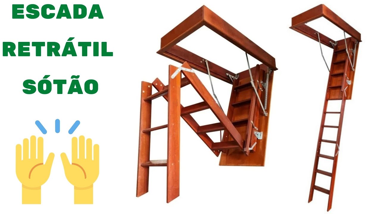COMO FAZER ESCADA DE SÓTÃO