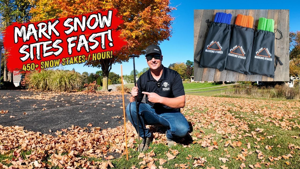 The #1 Way to Stake Plow Sites FAST! (Plow Right Stakes)